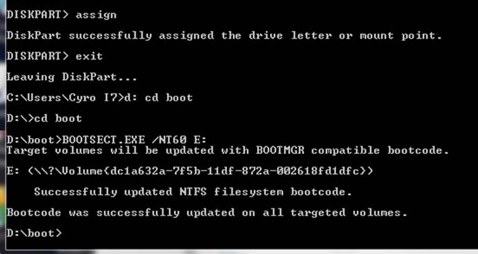 Bootable USB Final Cmd Prompt